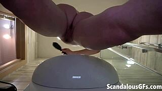 My ex girlfriend’s rough and hairy pussy in a homemade video