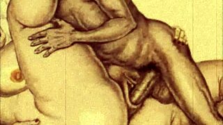 Erotic illustrations from the good old days