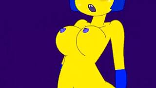 Ankha: The seductive cat woman in a hot anime sex scene