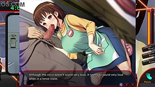 Cartoon porn with train action and chikan theme