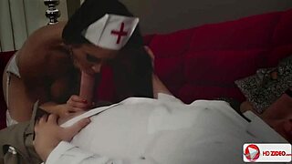 Porn Nurse Strips, Dances, and Rides Patient Hard
