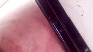 Close up and personal look at big dildo anal sex
