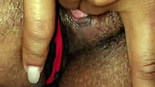 Wet panties of a Caribbean beauty