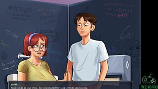 Nerdy teen gets curvy Latina's big ass in Summertime saga