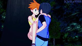 Misty Kasumi and May Haruka in a hardcore sexual experience in a fan made Pok Mon Hentai