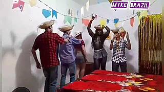 Festa de arraial de São JoÃo 2024 with pornstars