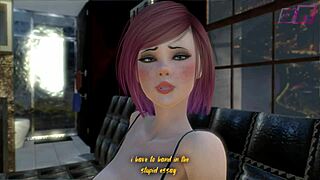 cute dickgirl DOMINATES cute guy in tight anal pounding animation
