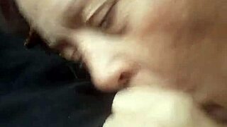 Big black cock chokes blonde throat