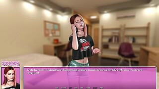 Hot black teacher Denise in summer city action