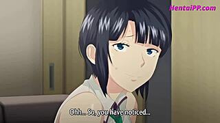 Married woman has dirty encounter with her father in anime style