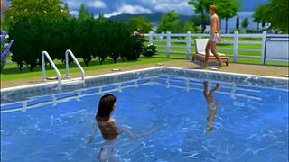 The Cougar Stalks Her Prey in Sims 4 Tale