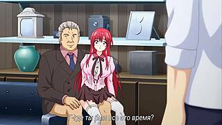 Beautiful anime Dearest Blue 02 with Russian subtitles and orgies