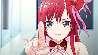 Beautiful anime Dearest Blue 02 with Russian subtitles and orgies