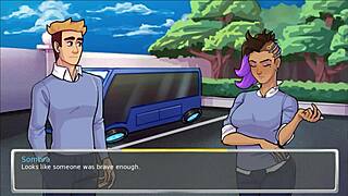 3D cartoon featuring Sombra in a big deal arrangement