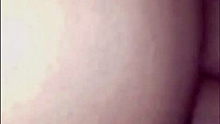 Close up of a big boobed BBW getting fingured and fucked