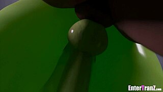 Beautiful trans alien queen gets rough treatment from BBWCs