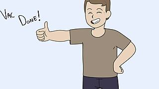 Chore Day 2: Animated Stepmom in Wild Anal Action
