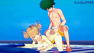 Himiko Toga, Mitsuki Bakugo, Izuku Midoriya in Wild 3D Hentai Sex
