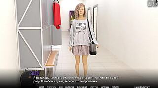 Beautiful Asian girlfriend’s 3D cartoon adventure in University of Problems