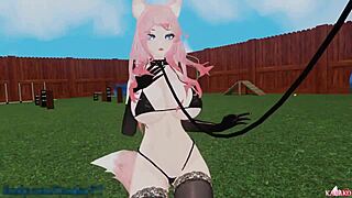 Squirt and moan as a trained catgirl in 3D Hentai