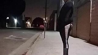 Gay Latino with a nice ass offering anal sex for money on the street