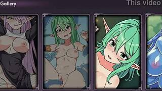 A collection of pleasure: The erotic adventures of a nun and a slime in an anime-style game