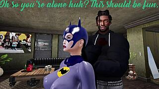 Batwoman gets it hard with big black cock