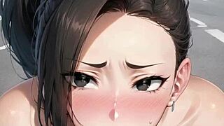 3D animated couple's passionate encounter with ASMR sounds