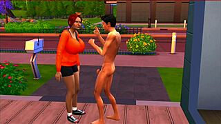 Nephew seduces his aunt and they have sex