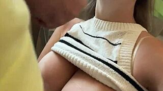 I Sucked My Stepfather and He Exploded on My Juicy Tits
