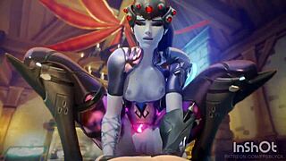 Overwatch - Widowmaker Compilation in 3D Doggystyle Action. See Her Ride and Bend!