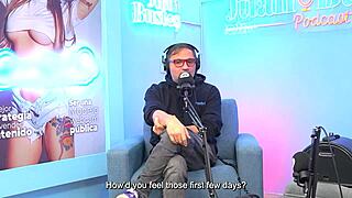 hey, wanna see annie marin, sexy blonde, bang her friend on juan bustos podcast?