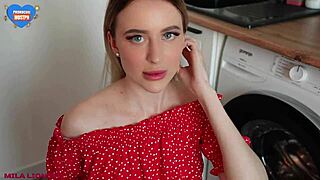 Stepmom's wet pussy filled with young boy's rough love