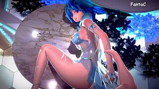 Big boobed goddesses get creampied by machine