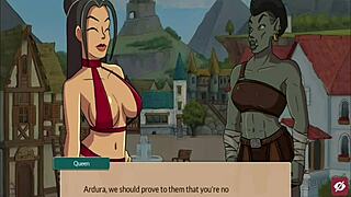Big tits and huge cock in Queen’s Brothel p9