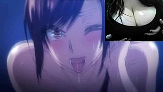 Himawari's night-time show - big-boobed beauty in action