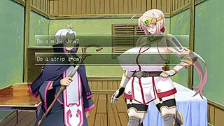 Ingrid the horny heroine in the fourth episode: the gang bang