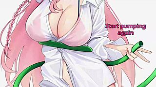 Explore the world of Hentai with Hanako's edging challenge