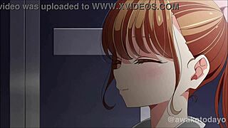 Lesbian anime with Yume Mochi and her girlfriend