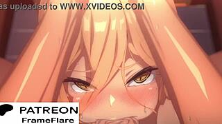 Best Hentai with Chainsaw man power and bondage scenes
