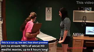 Tina Lee Comet's gyno exam in Florida becomes embarrassing
