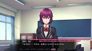 Asian game features hentai instruction and squirting scenes