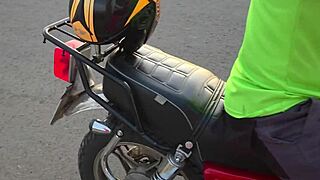 Biker babe gets punished for being unfaithful in this hot video
