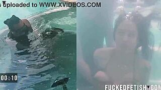 Helen and her man have a hot and steamy underwater sex playlist
