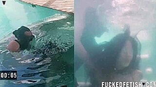 Helen and her man have a hot and steamy underwater sex playlist