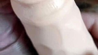 Dirty amateur couple tries out 10-inch toy
