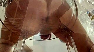 Skinny blonde gets intense hardcore action on big cock