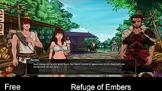 Interactive erotic art with multiple endings