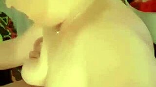 Amateur wife Kandy Kane's deep throat skills in action