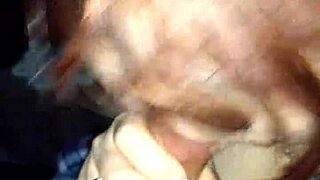 Classic blow job scene in a blue film